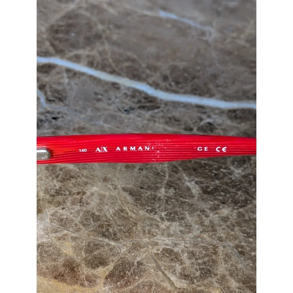Armani Exchange‎ Eyeglasses Frames Burgundy Red Rectangular AX144 0YGZ 53-16-140